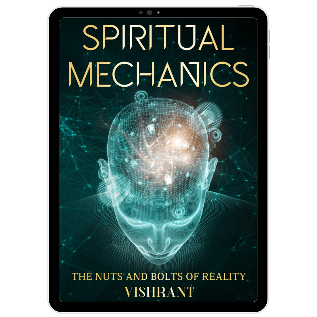 Spiritual mechanics eBook on tablet